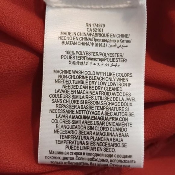 Bcbgmaxazria XXSLissa Asymmetrical Slip Dress Burnt Orange - Picture 3 of 7